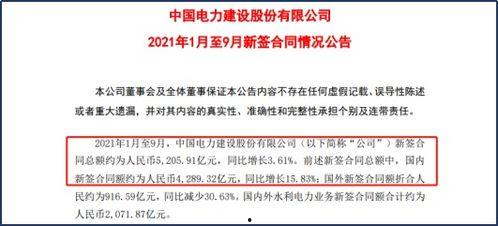 中国电建最新爆料,揭秘重大工程进展与技术创新突破